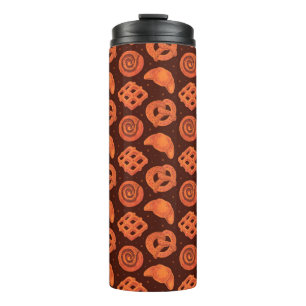 Termo Patrón de panadería sin fisuras, textura. Tienda B