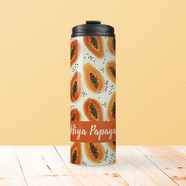 Termo Patrón de papa hiya (Hiya Papaya Thermal Tumbler)