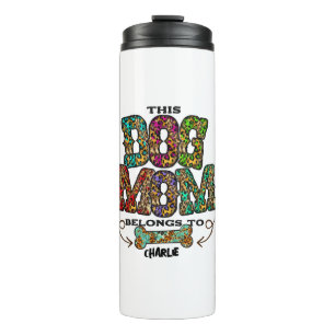 Termo Patrón de parches de leopardo occidental Perro Mam