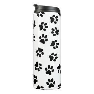 Termo Patrón De Patas, Patas De Perro, Patas Negras