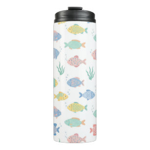 Termo Patrón de peces tropicales Tulimet colorido