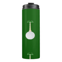 Patrón de pelotas de golf en verde