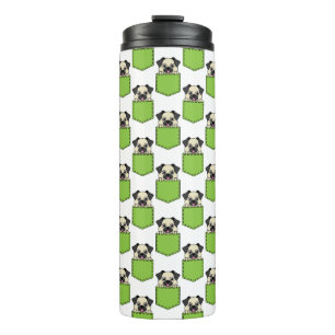 Termo Patrón de perro del Mascota de bolsillo