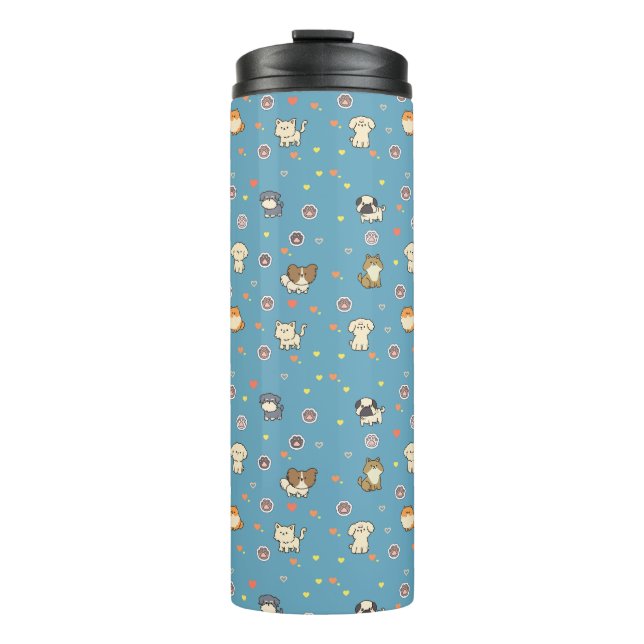 Termo Patrón de perros (Anverso)