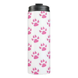 Termo Patrón de pezuñas rosadas