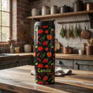 Termo Patrón de Pimienta Picante Personalizado