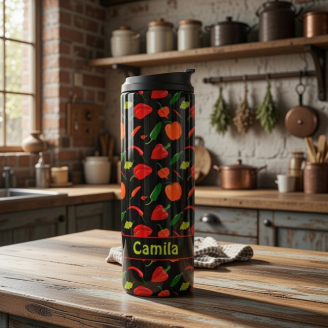 Termo Patrón de Pimienta Picante Personalizado  (Subido por el creador)