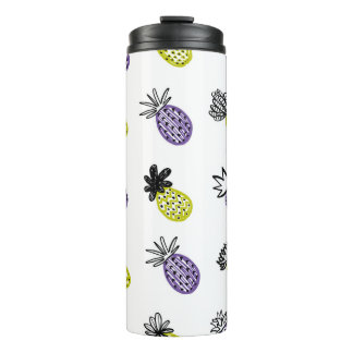 Termo Patrón de piña sin soldadura