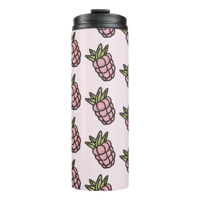 Termo Patrón de piña Y2K Retro Funky (Anverso)