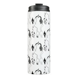 Termo Patrón de puntas de gato