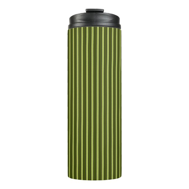 Termo Patrón de rayas con tema de ejército (Anverso)