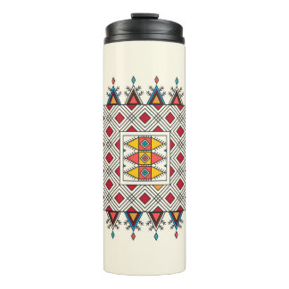 Termo Patrón de repetición geométrica decorativa inspira