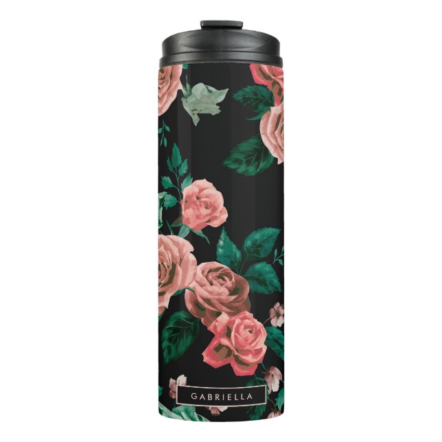 Termo Patrón de rosas (Anverso)