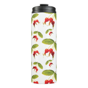 Termo Patrón de Rosehips 4 ángulos