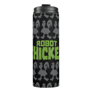 Termo Patrón de silueta de pollo de Robot
