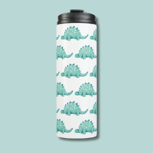 Termo Patrón de Stegosaurus de dinosaurio lindo