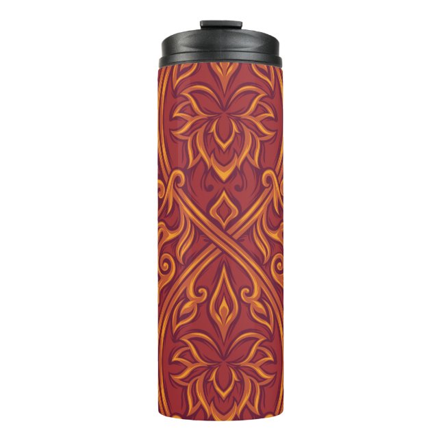 Termo Patrón de Tapices Lotus Luxe - El Lotus Blanco (Anverso)