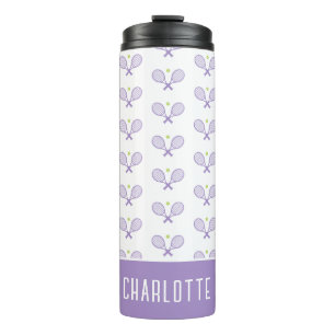 Termo Patrón de tenis Personalizado Nombre personalizado