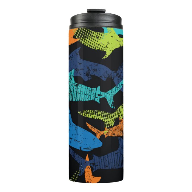 Termo Patrón de tiburón, urbano moderno (Anverso)