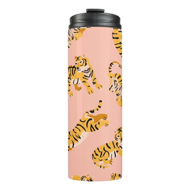 Termo Patrón de tigres sin soldadura (Anverso)