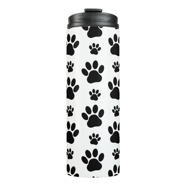 Termo Patrón de traza, trineos de perro, pinturas de tra (Anverso)