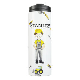 Termo Patrón de volcado de camiones de construcción de c