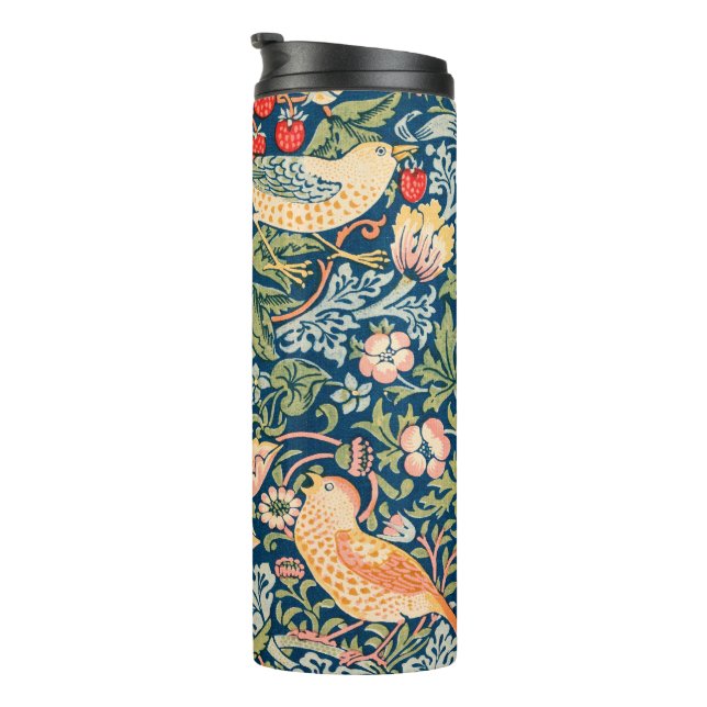 Termo Patrón de William Morris "Ladrón de fresa" (Rotado hacia la derecha)