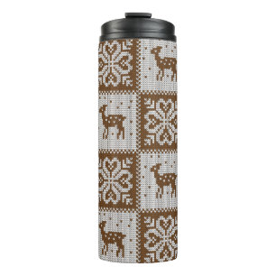 Termo Patrón decorativo sin fisuras de invierno de punt