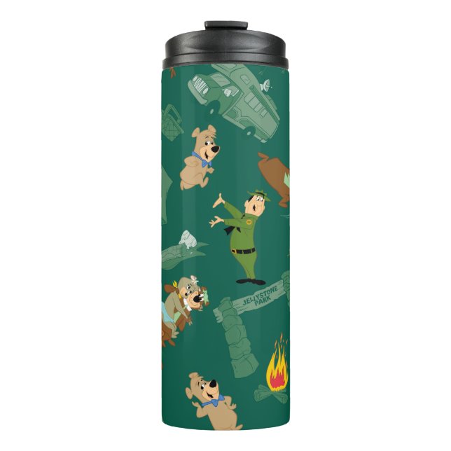 Termo Patrón del campamento del parque de Yogi Bear and  (Anverso)