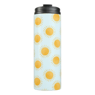 Termo Patrón del Día del Doodle Sunshine