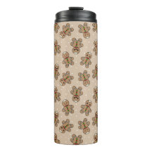 Patrón del hombre de Kawaii Gingerbread