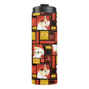 Termo Patrón del panel de arte de caracteres Samurai Jac