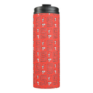 Termo Patrón deportivo Snoopy Varsity