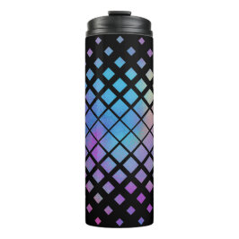 Termo Patrón elegante de mosaicos de diamantes geométric