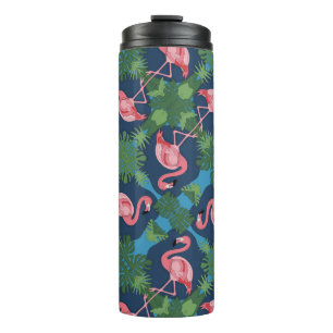 Termo Patrón Flamingo Rosa bonito