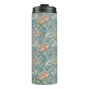 Termo Patrón floral azul William Morris Windrush
