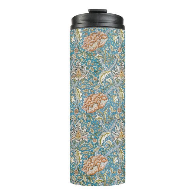 Termo Patrón floral azul William Morris Windrush (Anverso)