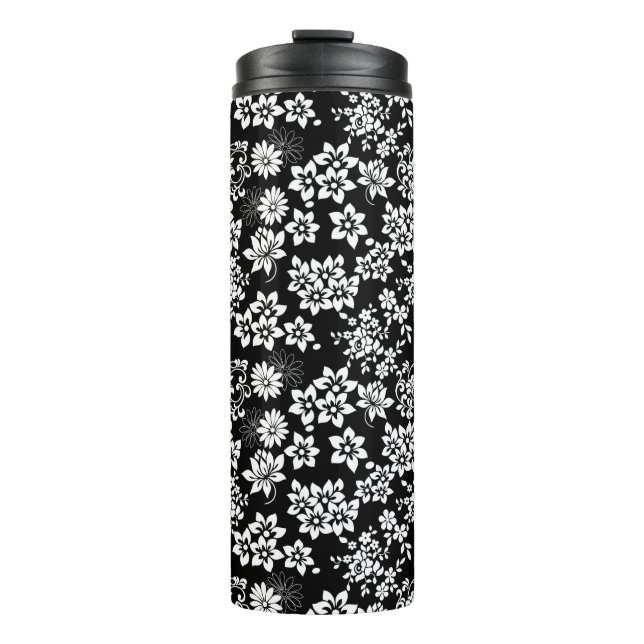 Termo Patrón floral.b Negro BG (Anverso)