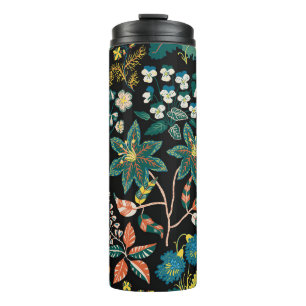 Termo Patrón floral brillante de moda en muchos tipos de