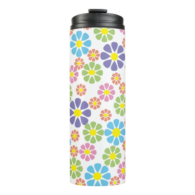 Termo Patrón floral colorido (Anverso)