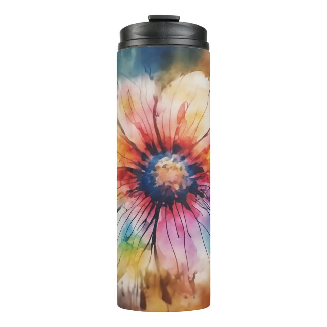 Termo Patrón floral con un toque de romance (Anverso)