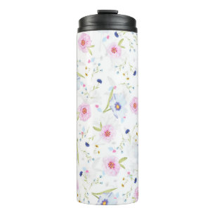 Termo Patrón floral de bonito