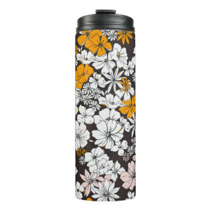 Termo Patrón Floral De Ditsy Sin Marea. Flowe colorida