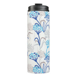 Termo Patrón floral de la hidrangea ligera y aérea