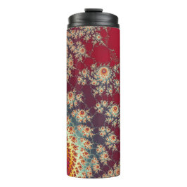 Termo Patrón floral espiral