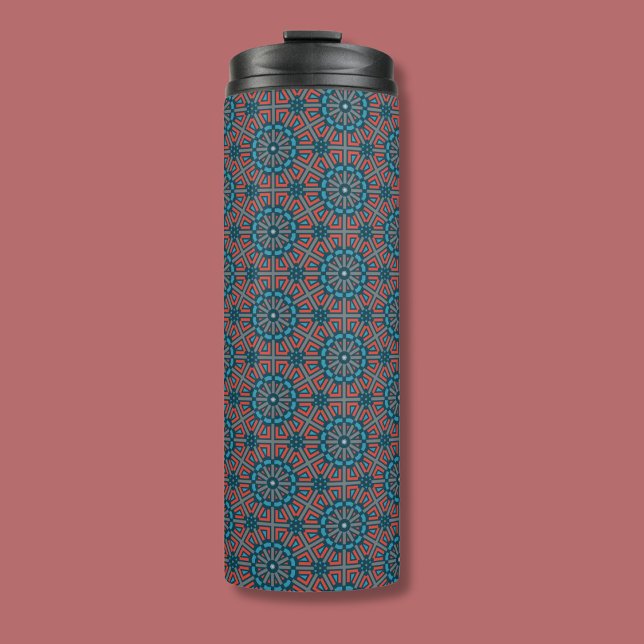 Termo Patrón floral geométrico mosaico antiguo (Subido por el creador)