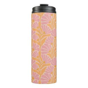 Termo Patrón floral moderno del Siglo Medio