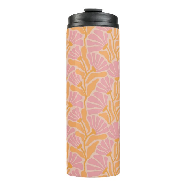 Termo Patrón floral moderno del Siglo Medio (Anverso)