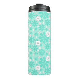 Termo Patrón Floral Pastel MINT