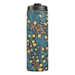 Termo Patrón floral sin fisuras. Flowe creativa dibujad
